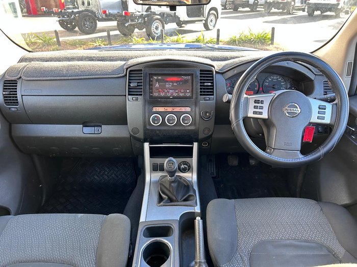 2012 Nissan Navara ST 25th Anniversary D40 Series 6 4X4 Dual Range Altitude Blue