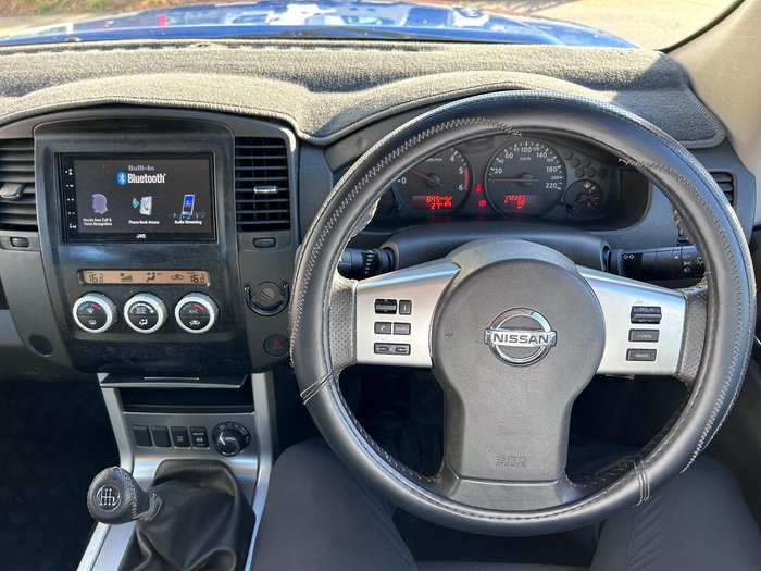 2012 Nissan Navara ST 25th Anniversary D40 Series 6 4X4 Dual Range Altitude Blue