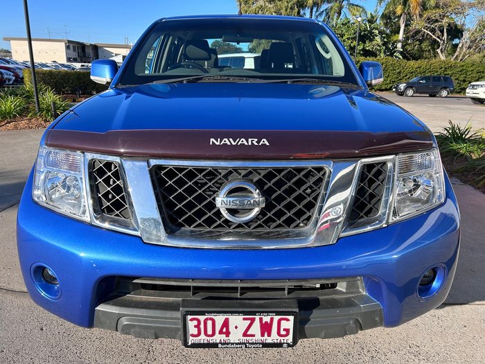 2012 Nissan Navara ST 25th Anniversary D40 Series 6 4X4 Dual Range Altitude Blue