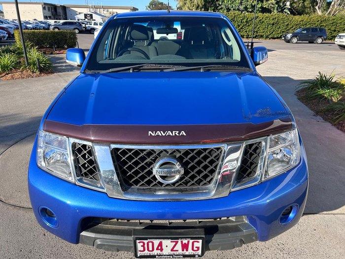 2012 Nissan Navara ST 25th Anniversary D40 Series 6 4X4 Dual Range Altitude Blue