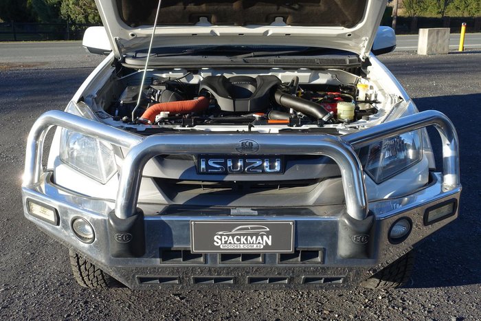 2017 Isuzu D-MAX SX MY17 4X4 Dual Range Splash White