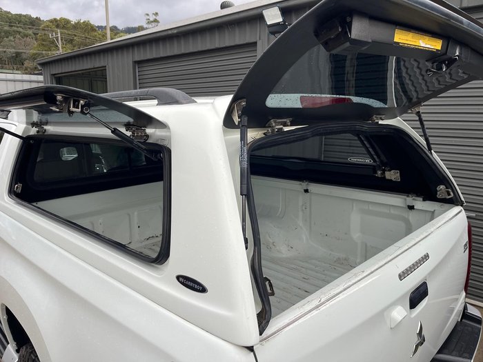 2019 Mitsubishi Triton GLX+ MR MY20 4X4 Dual Range White