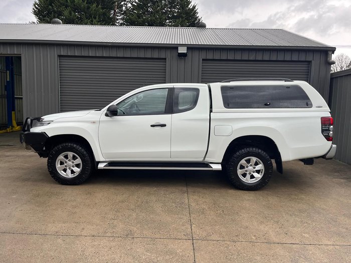 2019 Mitsubishi Triton GLX+ MR MY20 4X4 Dual Range White