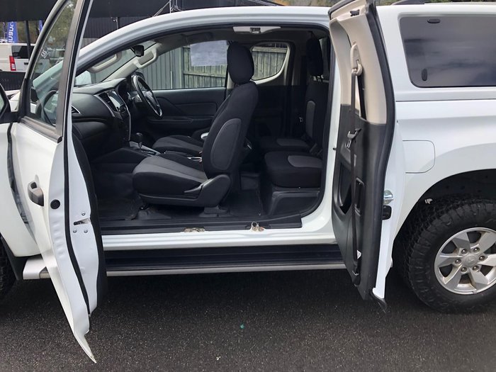 2019 Mitsubishi Triton GLX+ MR MY20 4X4 Dual Range White