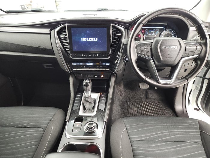 2023 Isuzu MU-X LS-U MY23 4X4 Dual Range Mineral White