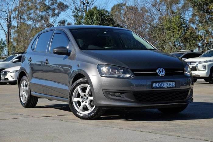2013 Volkswagen Polo 77TSI Comfortline 6R MY14 Pepper Grey