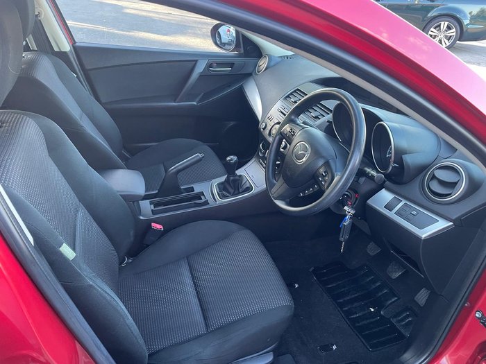 2011 Mazda 3 Neo BL Series 1 MY10 Velocity Red