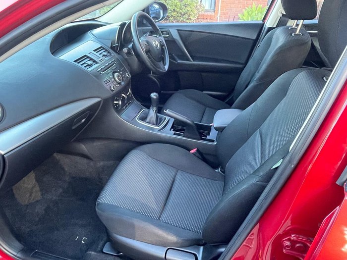 2011 Mazda 3 Neo BL Series 1 MY10 Velocity Red