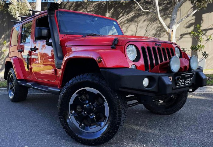 2015 Jeep Wrangler Unlimited X JK MY15 4X4 Dual Range Firecracker Red