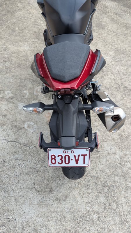 2021 Kawasaki Z400 Red
