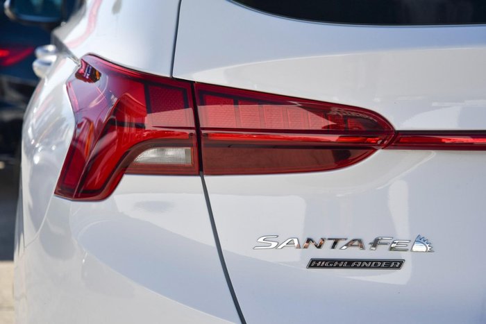 2023 Hyundai Santa Fe Hybrid Highlander TM.V4 MY23 4X4 On Demand White