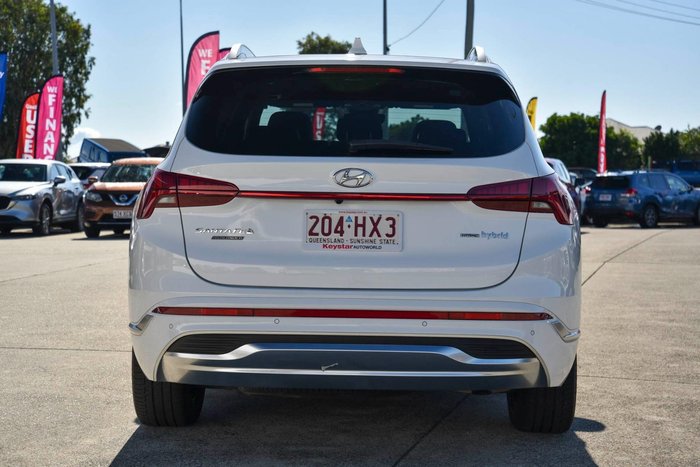 2023 Hyundai Santa Fe Hybrid Highlander TM.V4 MY23 4X4 On Demand White