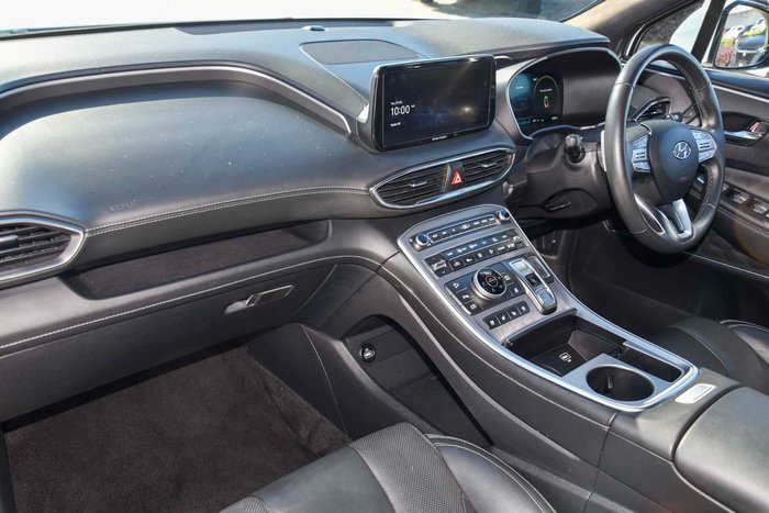 2023 Hyundai Santa Fe Hybrid Highlander TM.V4 MY23 4X4 On Demand White
