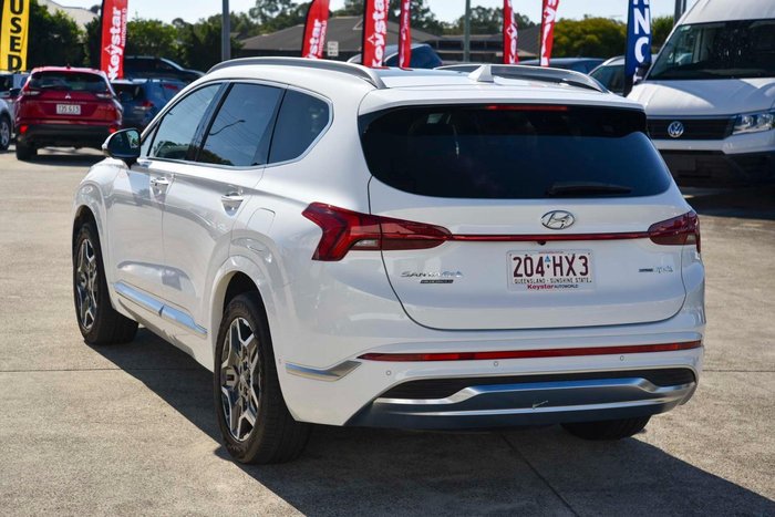 2023 Hyundai Santa Fe Hybrid Highlander TM.V4 MY23 4X4 On Demand White