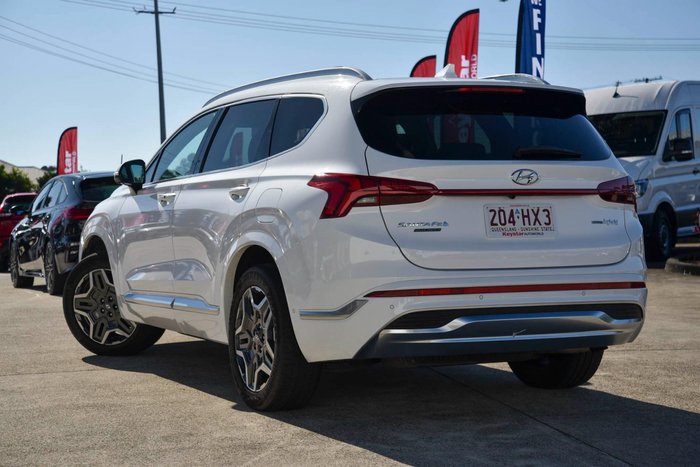 2023 Hyundai Santa Fe Hybrid Highlander TM.V4 MY23 4X4 On Demand White