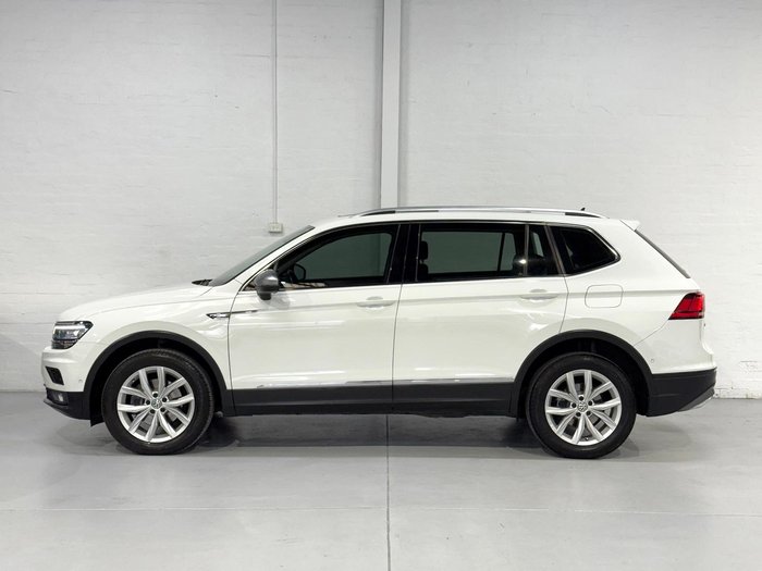 2018 Volkswagen Tiguan 110TDI Comfortline Allspace 5N MY18 Four Wheel Drive Pure White