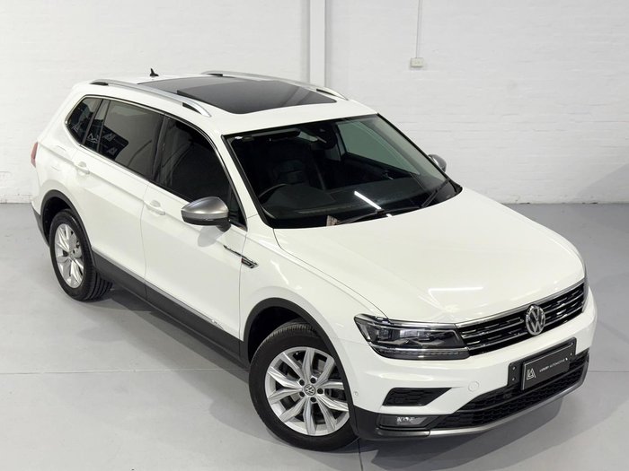 2018 Volkswagen Tiguan 110TDI Comfortline Allspace 5N MY18 Four Wheel Drive Pure White