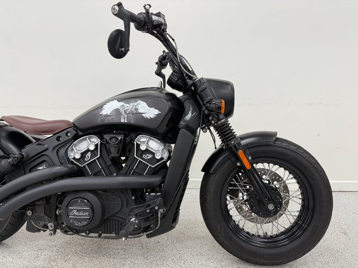 2020 INDIAN SCOUT BOBBER TWENTY THUNDER BL Black