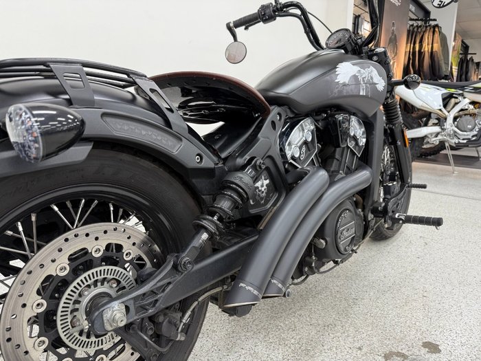 2020 INDIAN SCOUT BOBBER TWENTY THUNDER BL Black