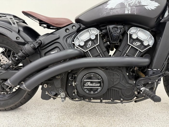2020 INDIAN SCOUT BOBBER TWENTY THUNDER BL Black