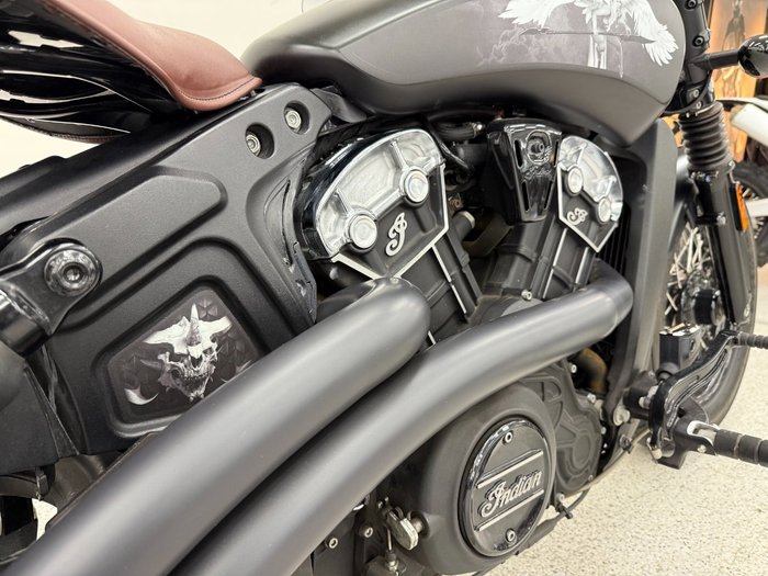 2020 INDIAN SCOUT BOBBER TWENTY THUNDER BL Black