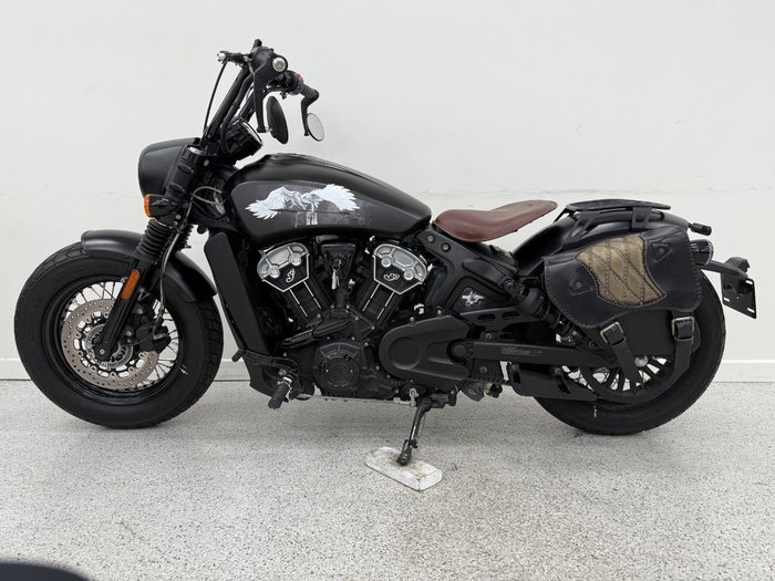2020 INDIAN SCOUT BOBBER TWENTY THUNDER BL Black