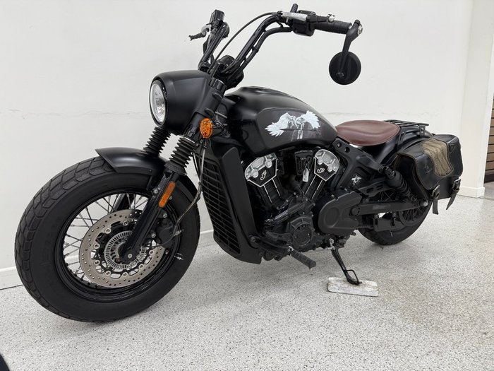 2020 INDIAN SCOUT BOBBER TWENTY THUNDER BL Black