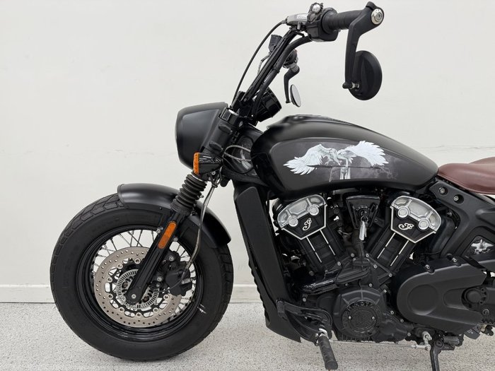 2020 INDIAN SCOUT BOBBER TWENTY THUNDER BL Black