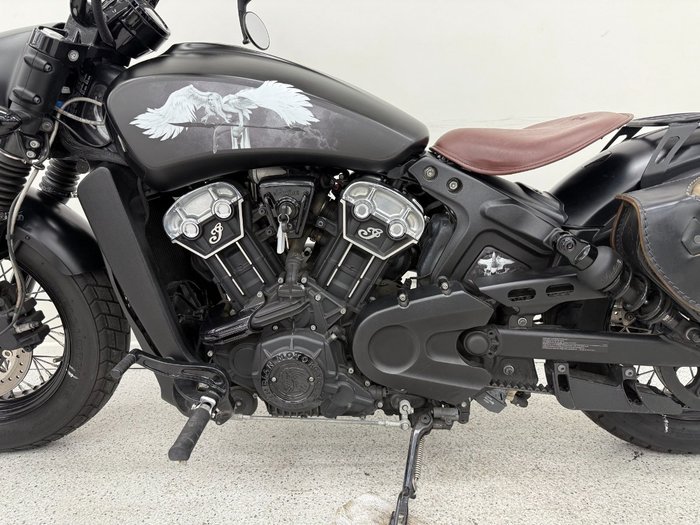 2020 INDIAN SCOUT BOBBER TWENTY THUNDER BL Black