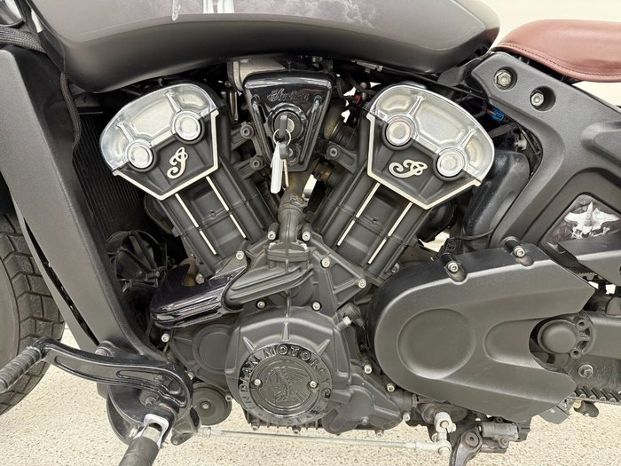 2020 INDIAN SCOUT BOBBER TWENTY THUNDER BL Black