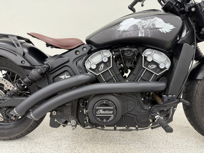 2020 INDIAN SCOUT BOBBER TWENTY THUNDER BL Black