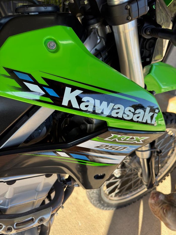 2013 Kawasaki KLX250S KLX Green