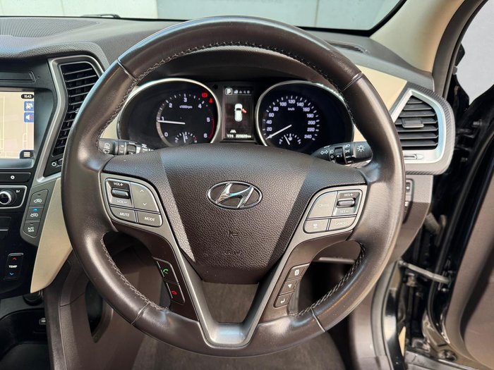 2015 Hyundai Santa Fe Highlander DM3 Series II MY16 4X4 On Demand Phantom Black
