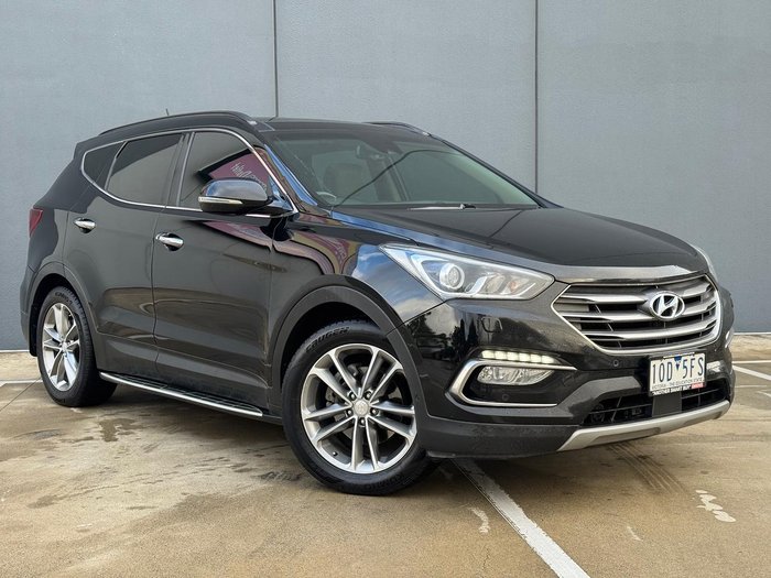 2015 Hyundai Santa Fe Highlander DM3 Series II MY16 4X4 On Demand Phantom Black