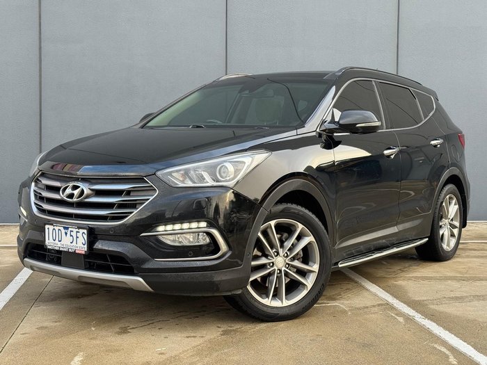 2015 Hyundai Santa Fe Highlander DM3 Series II MY16 4X4 On Demand Phantom Black
