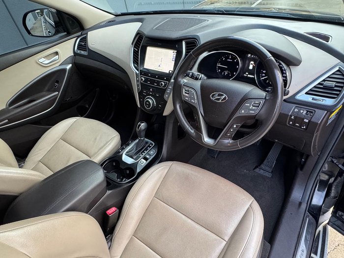 2015 Hyundai Santa Fe Highlander DM3 Series II MY16 4X4 On Demand Phantom Black