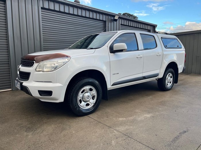 2014 Holden Colorado LX RG MY14 4x2 Summit White