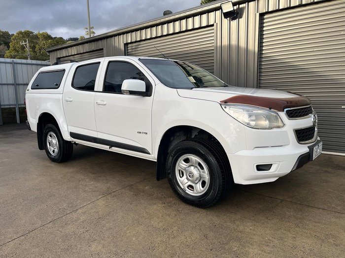 2014 Holden Colorado LX RG MY14 4x2 Summit White