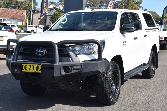 2021 Toyota Hilux SR GUN126R 4X4 Dual Range Glacier White