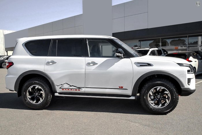 2025 Nissan Patrol Warrior Y62 MY25 4X4 Dual Range Moonstone White
