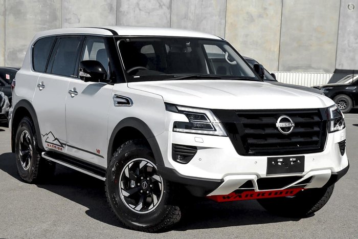 2025 Nissan Patrol Warrior Y62 MY25 4X4 Dual Range Moonstone White