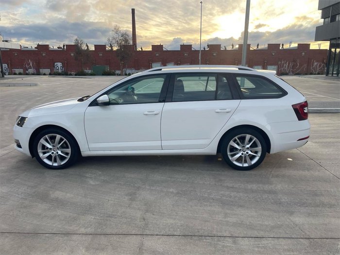 2018 SKODA Octavia 110TSI NE MY19 Moon White