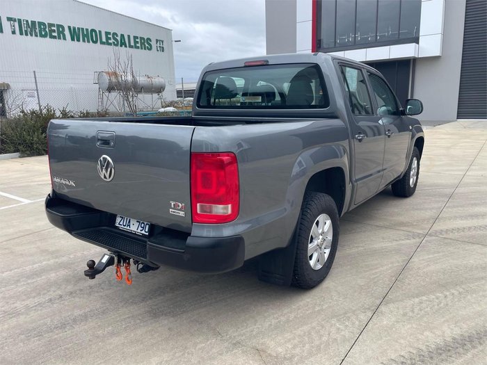 2013 Volkswagen Amarok TDI420 Trendline 2H MY13 4X4 Constant Natural Grey