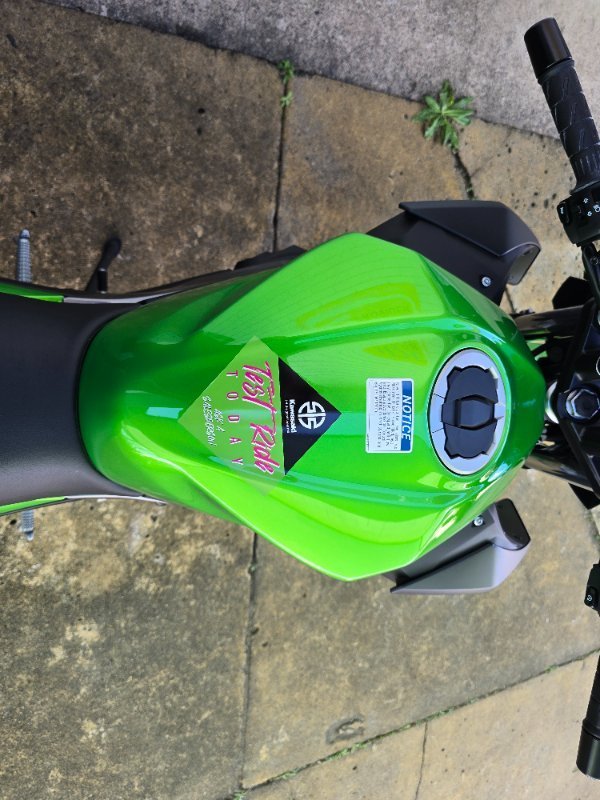 2025 Kawasaki Z500 Green