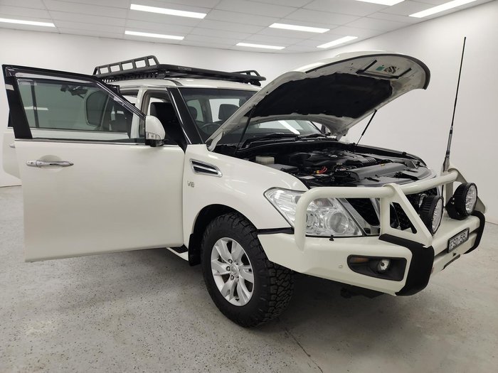 2016 Nissan Patrol Ti-L Y62 Series 3 4X4 Dual Range Ivory Pearl