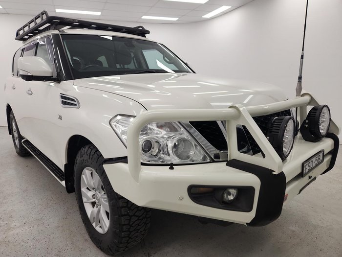 2016 Nissan Patrol Ti-L Y62 Series 3 4X4 Dual Range Ivory Pearl