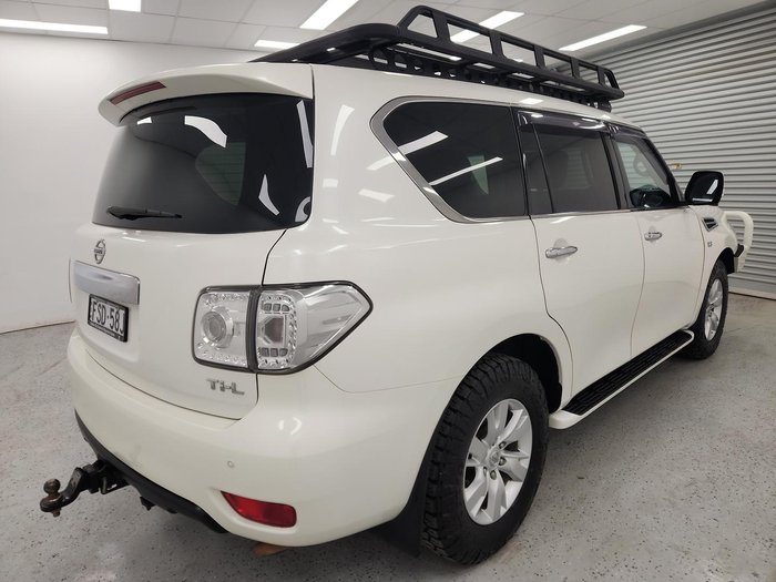 2016 Nissan Patrol Ti-L Y62 Series 3 4X4 Dual Range Ivory Pearl