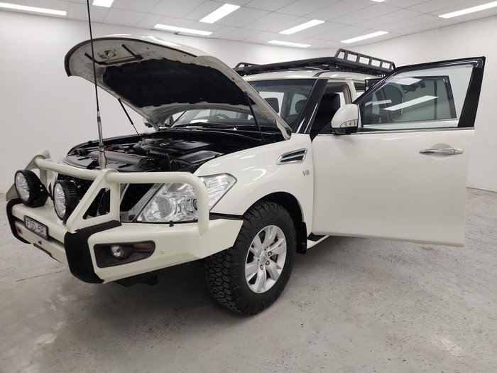 2016 Nissan Patrol Ti-L Y62 Series 3 4X4 Dual Range Ivory Pearl
