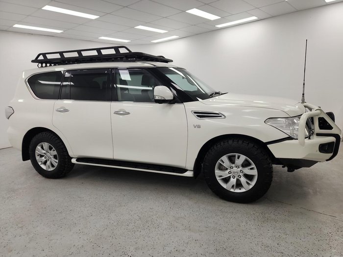 2016 Nissan Patrol Ti-L Y62 Series 3 4X4 Dual Range Ivory Pearl