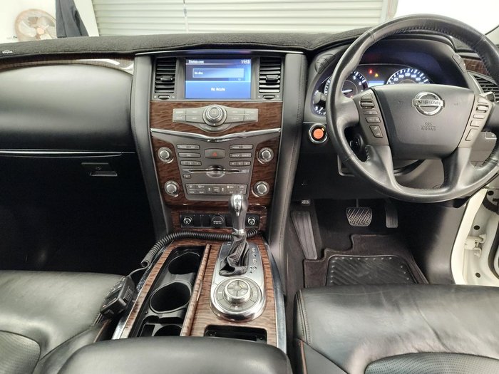 2016 Nissan Patrol Ti-L Y62 Series 3 4X4 Dual Range Ivory Pearl